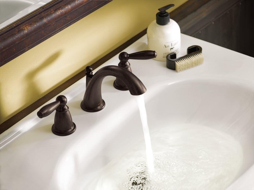 🔥 Moen T6620ORB Brantford Two-Handle 8 in. Widespread Bathroom Faucet Trim Kit, Valve Required, Oil-Rubbed Bronze