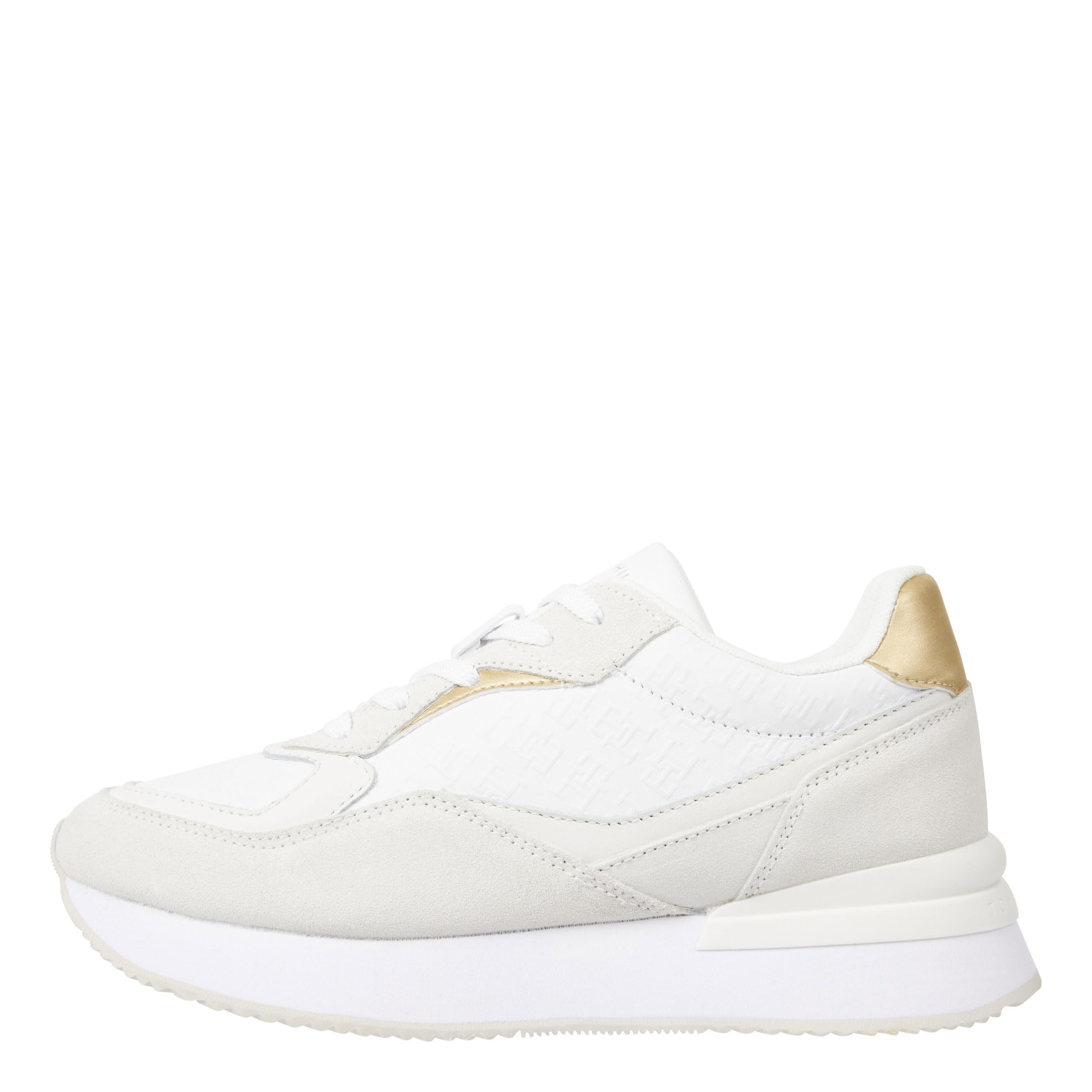 Tommy Hilfiger Zapatillas de Piel Lux Monogram Blanco