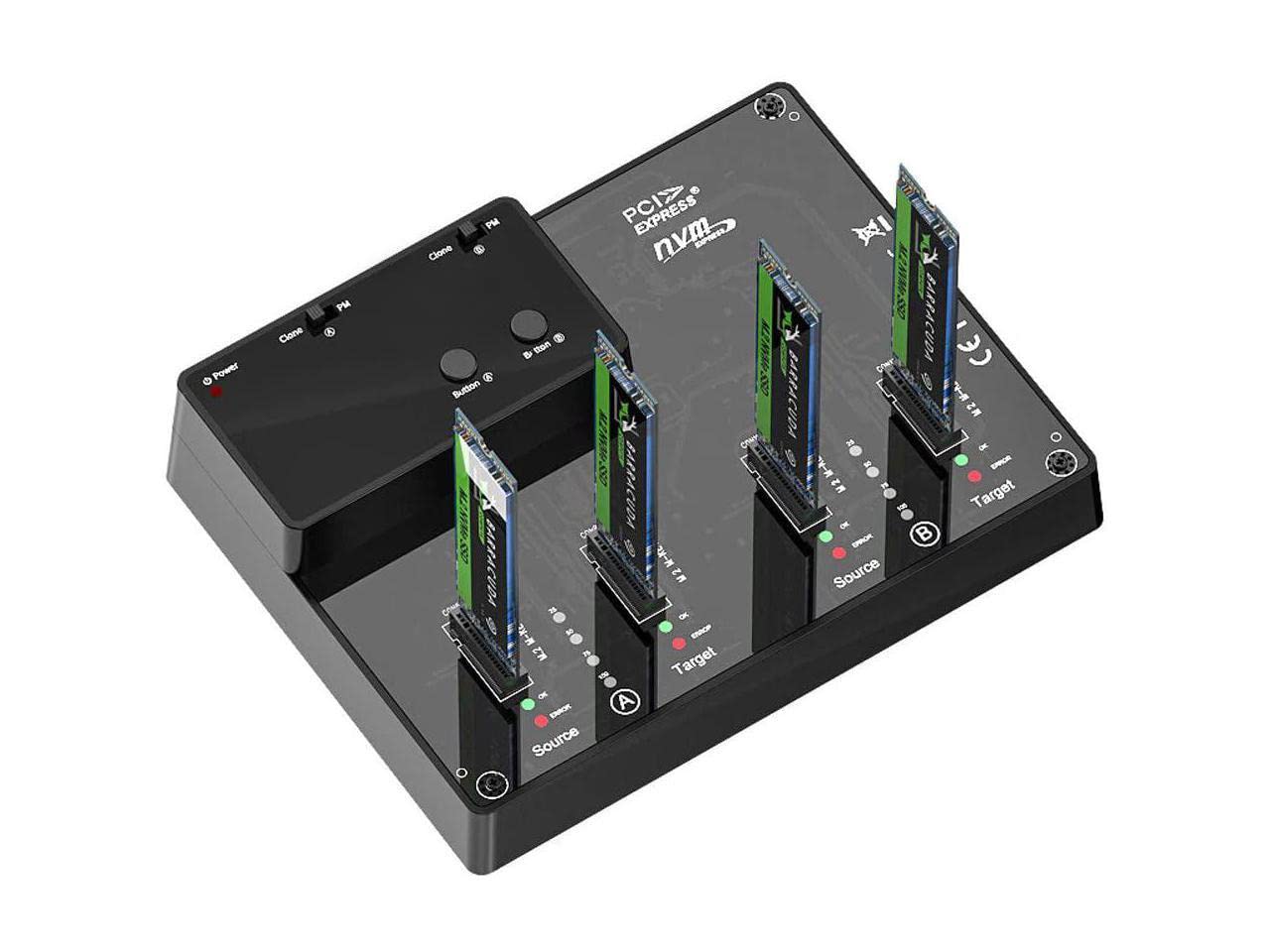 DOCK USB 3.2 Gen2 10G A C SSD M.2 NVMe SATA lecteur SD Express