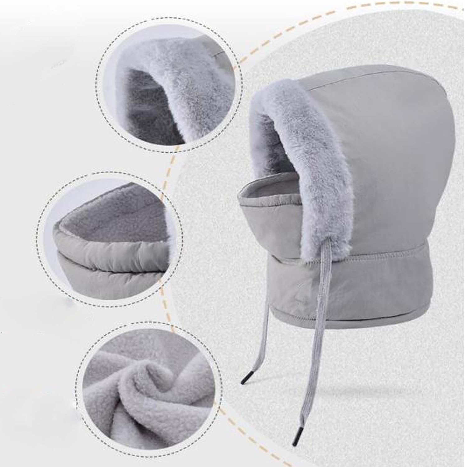 Women Men Hats Trapper Hat Winter Trooper Hat Ushanka Ear Flap Hunting Hat Aviator Windproof Skiing Snow Hat Caps