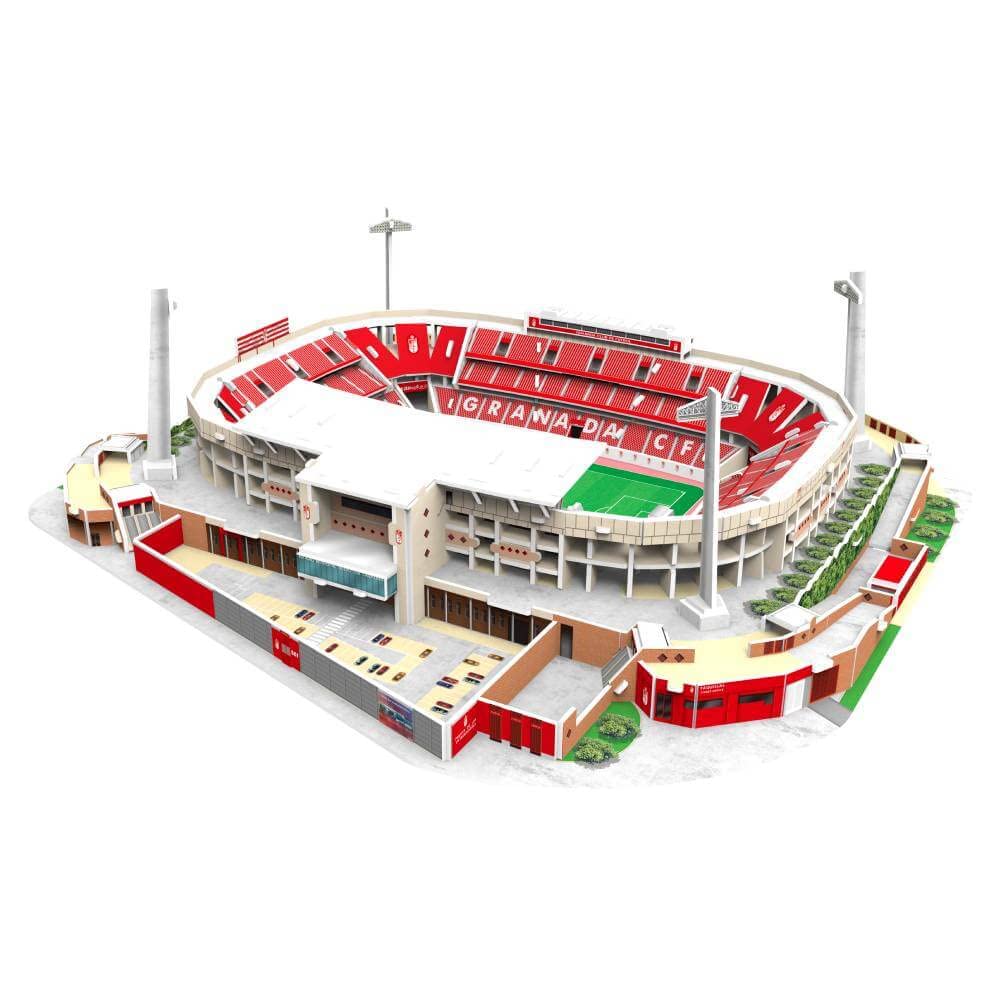 Granada CF Collezionabile Stadio Nuovo Los Cármenes Cartone Rosso e Bianco 31,5 x 23 x 4 cm