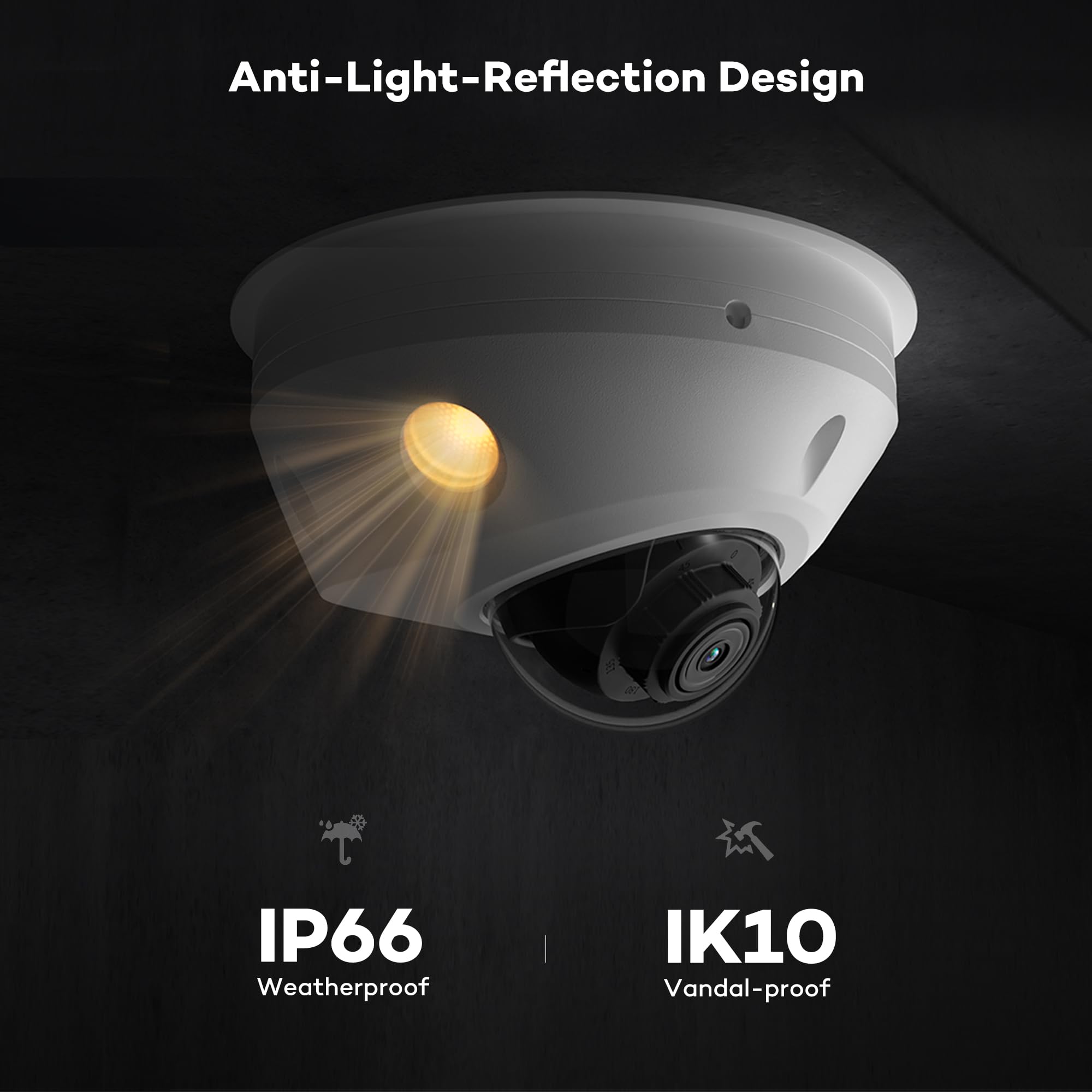 ONWOTE 16 Channel NVR Security System - 16x 4K 8MP PoE Cameras, 4TB HDD, Color Night Vision - View #10