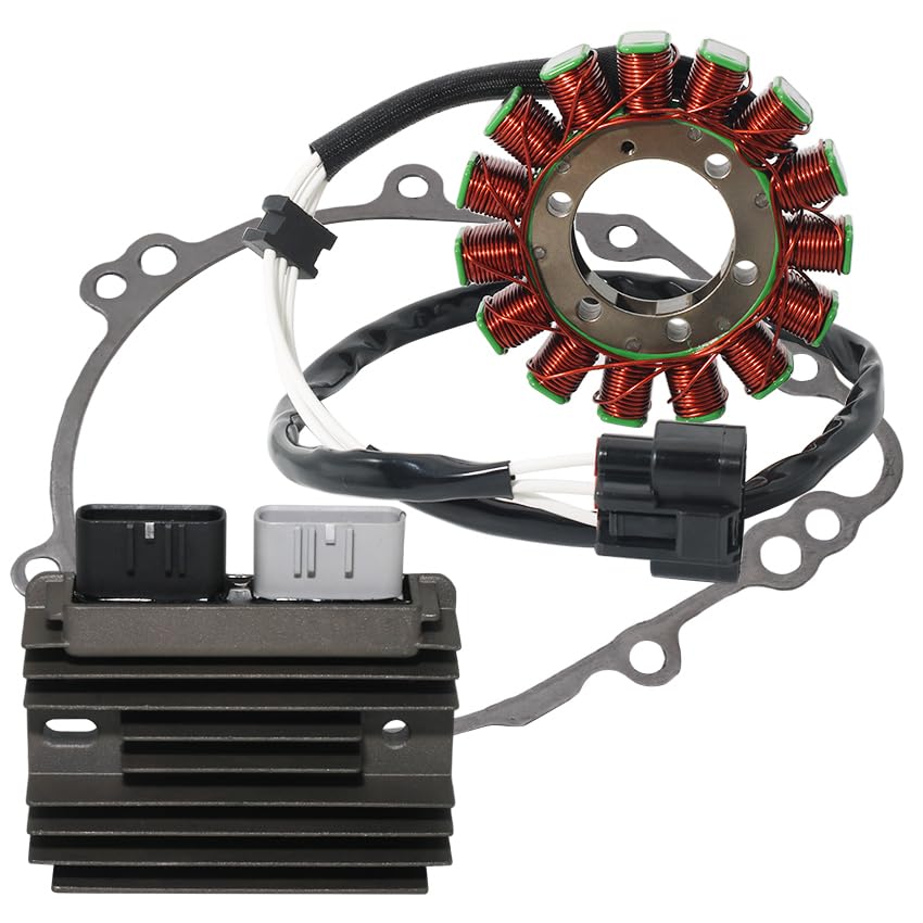 Miniatura 4 de Junta de estator rectificador de bobina de estator para Kawasaki Ninja H2 ZX1000 ZX1002 para Kawasaki Ninja H2R ZX1000 para Kawasaki Ninja H2/Ninja