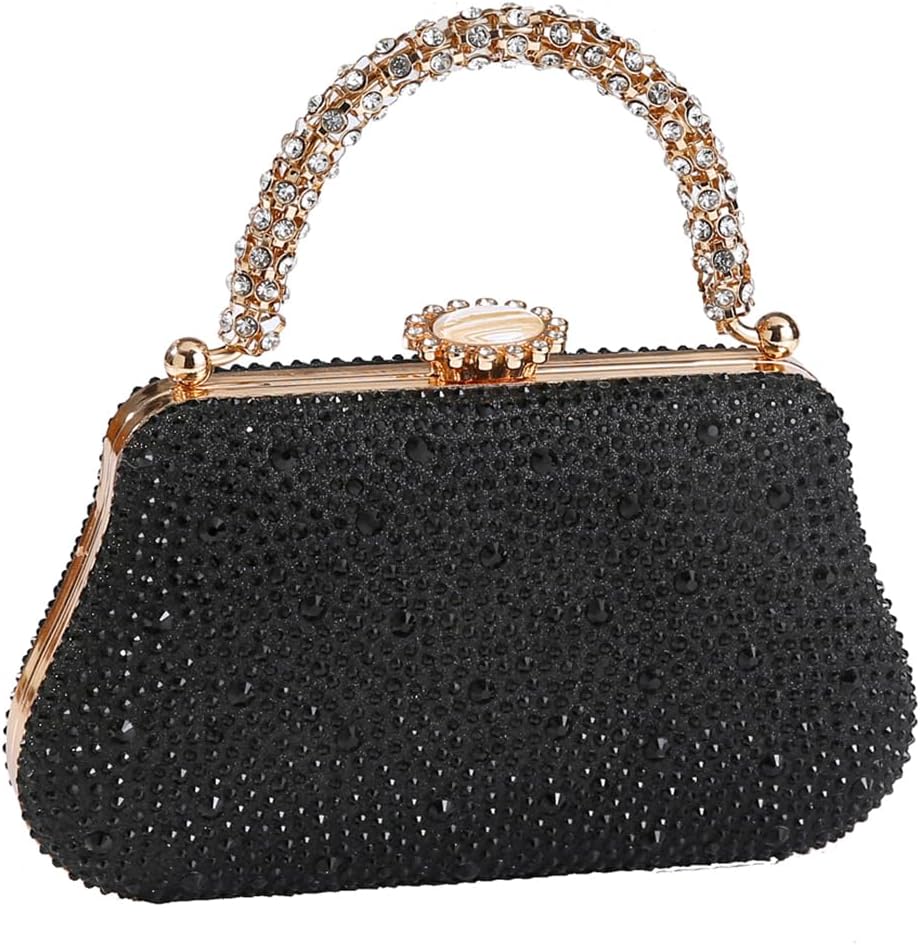 Dreubea Evening Bag Clutch Purses for Women Ladies Sparkling Party Wedding Prom Club Handbags