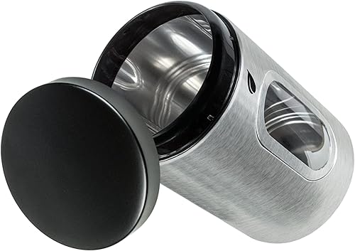 Miniatura 7 de Juego de recipientes de cocina de acero inoxidable para decoración moderna de cocina con múltiples fines de conservación por tapas herméticas