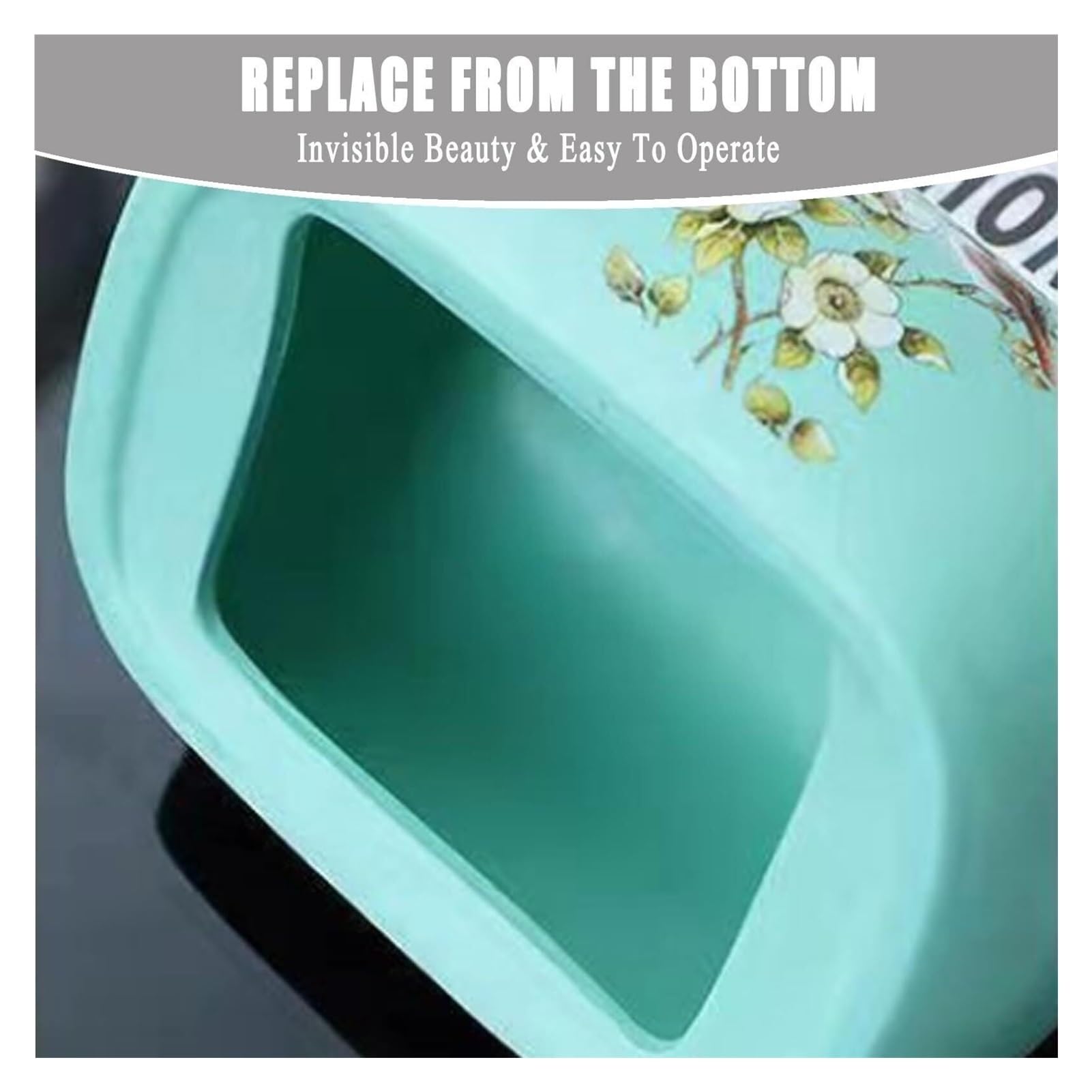Kosmetiktuch-Spenderbox Tissue Box Cover Holder Rectangular Dispenser Paper Case Home Decor Must-Haves für die Wohnung(G)