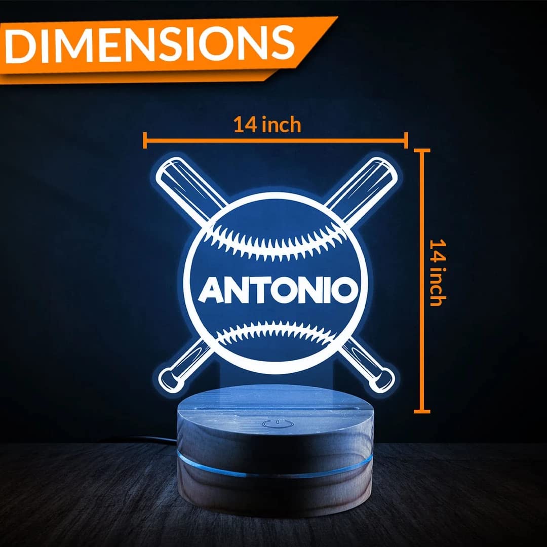 Athlete's Gift Shop Personalized Football Night Light