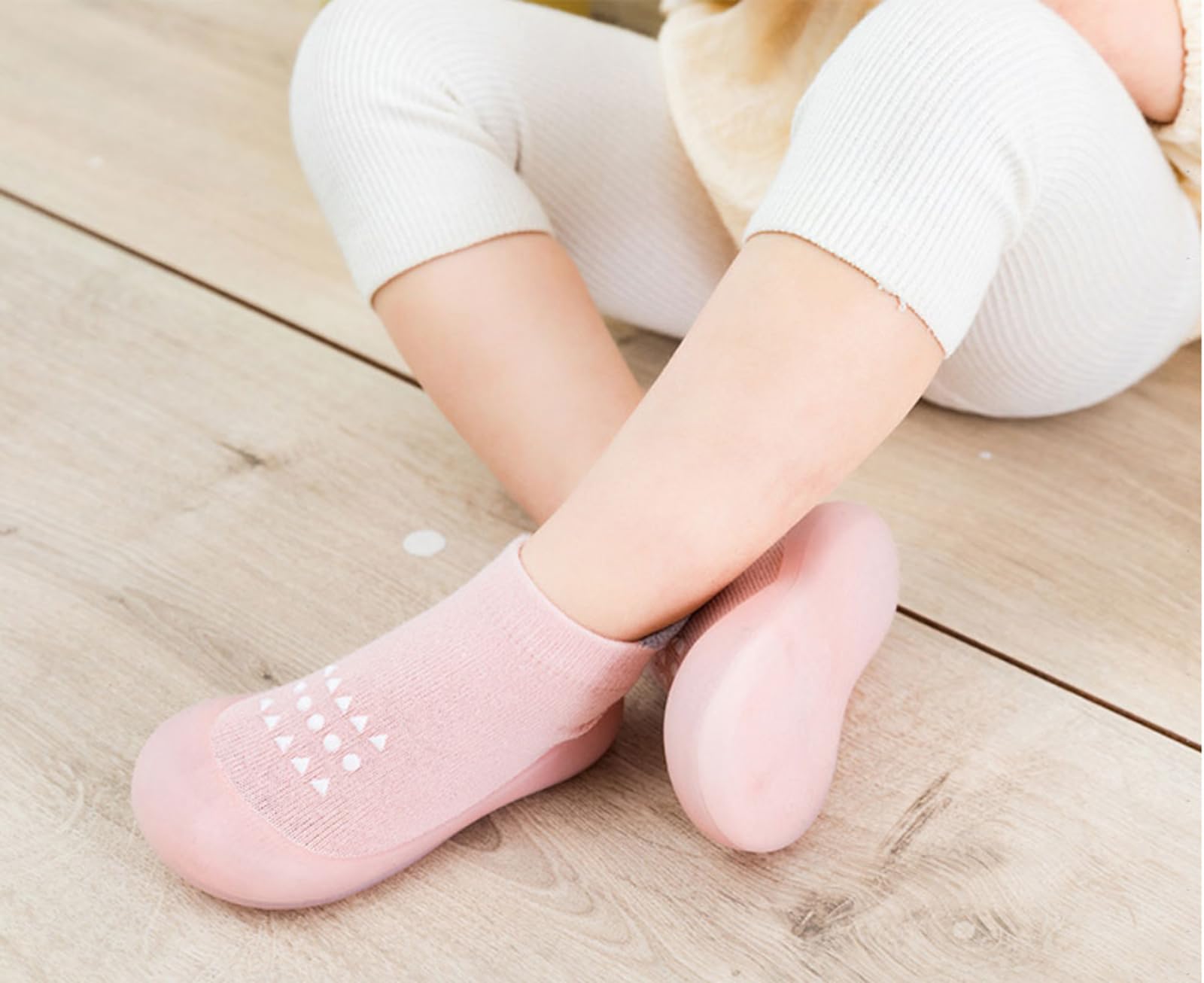 Aggroot Scarpe Calzino per Bambini Scarpe Primi Passi Antiscivolo Calzini Bambino Pantofole Bambino Unisex Scarpe Bambino con Cartone Animato