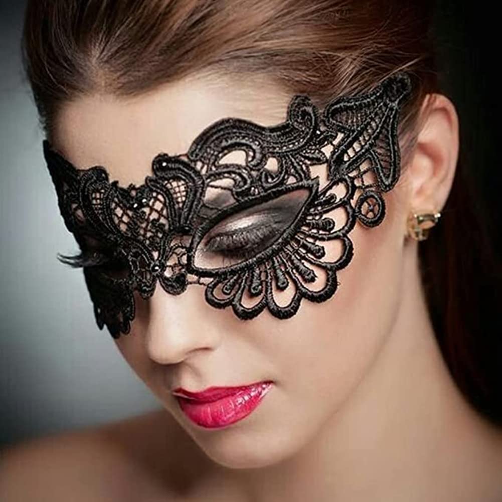 AMFSQJ Venetian Mask Masquerade Metal Eye Mask Party Venetian Mask Masquerade Carnival Party Costume Ball Mask Prom Mask
