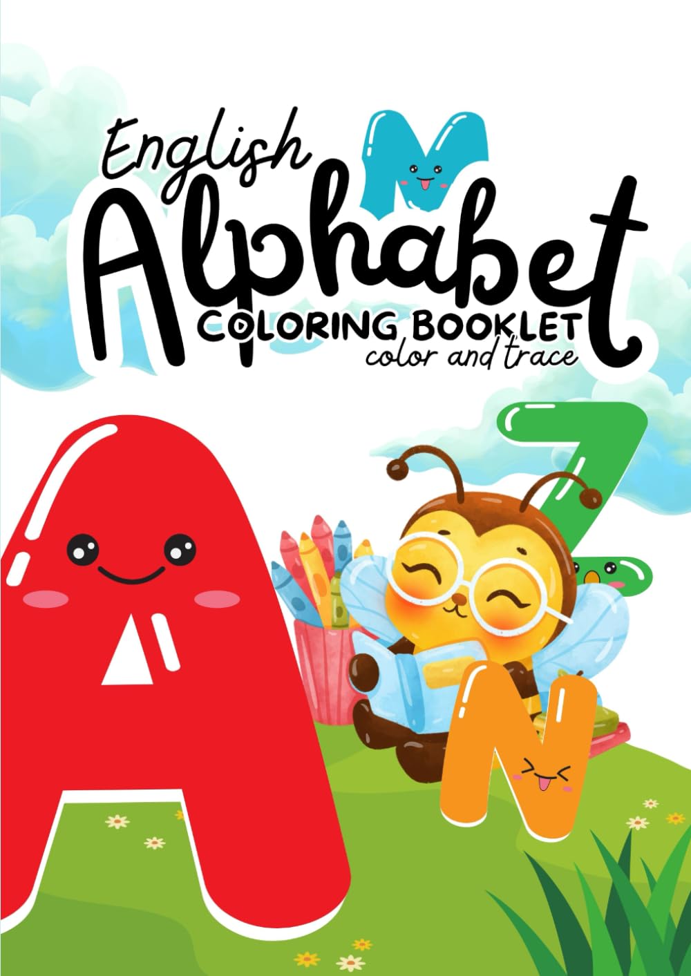 Animal Coloring and Handwriting Book