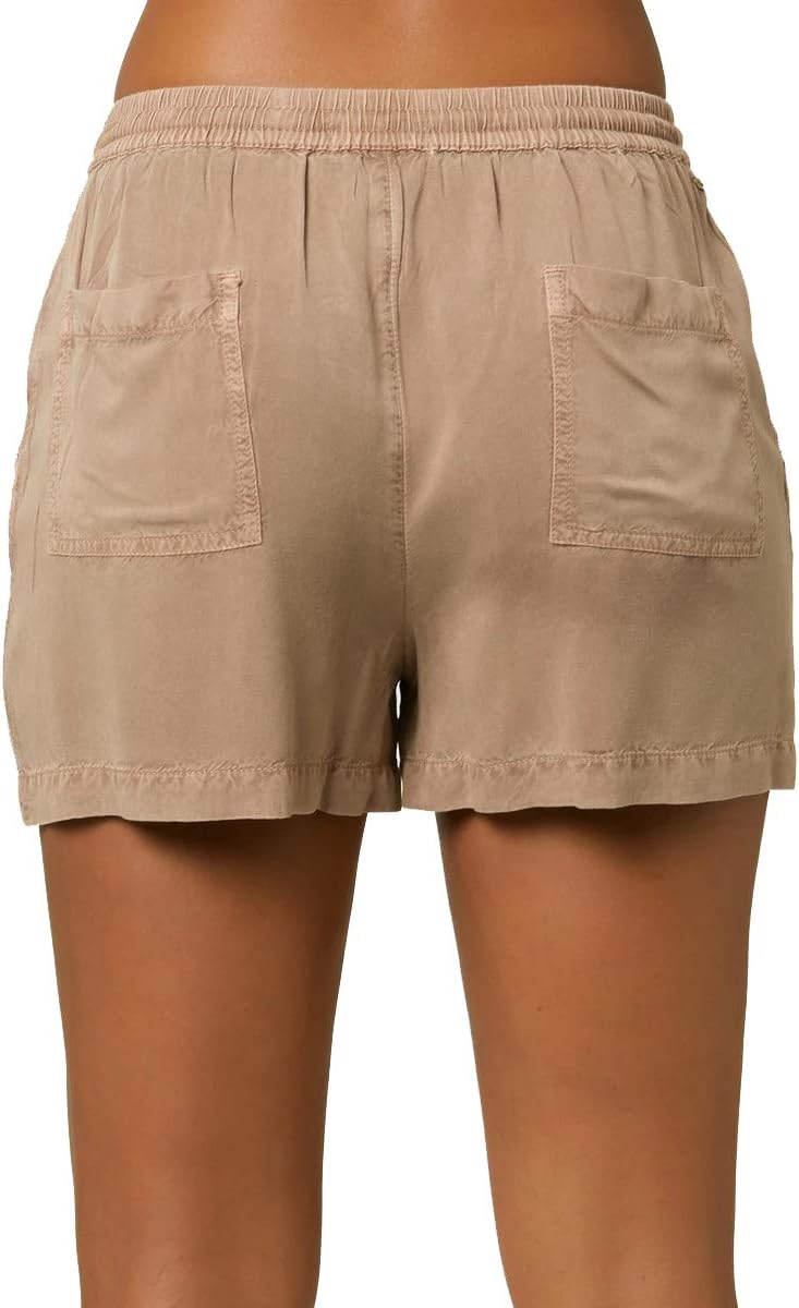 O'NEILL Women's Printed Woven Pull-On Shorts - Comfortable and Casual Short for Women with Smocked Waistband