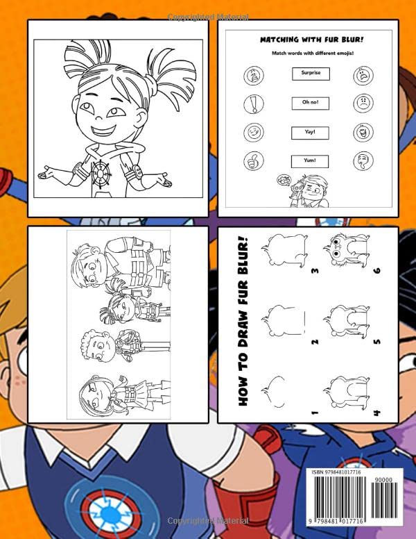 Color Mind! - Hero Elementary Coloring Book: A Creative Coloring Book For Kids And A Great Idea For Exclusive Gift image 3