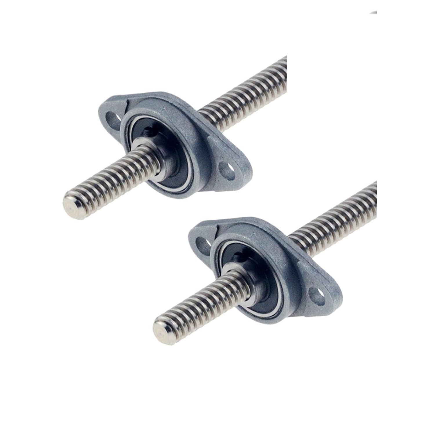 Metal Ball Screw nut 3D Printer CNC T8-300mm Lead Screw Set KFL08 Shaft Coupling Thread 8mm T8 Lead 1mm(450mm)