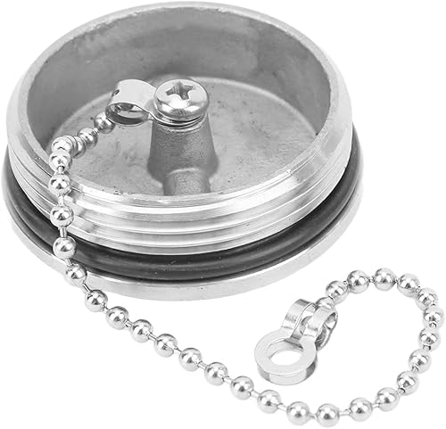 Miniatura 9 de KUIDAMOS Tapa de combustible para barco, acero inoxidable pulido a gas marino, hermoso óxido para camiones para caravanas (1.969 in)