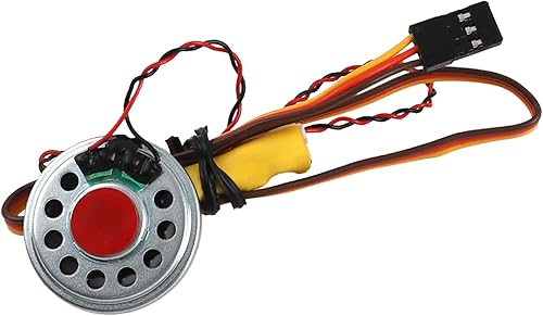 Miniatura 5 de ShareGoo - Bocina de altavoz a control remoto con 3 modos de simulación compatible con Traxxas Axial HSP RedCat Arrma RC4WD Tamiya WPL 1/8 1/10 1/12
