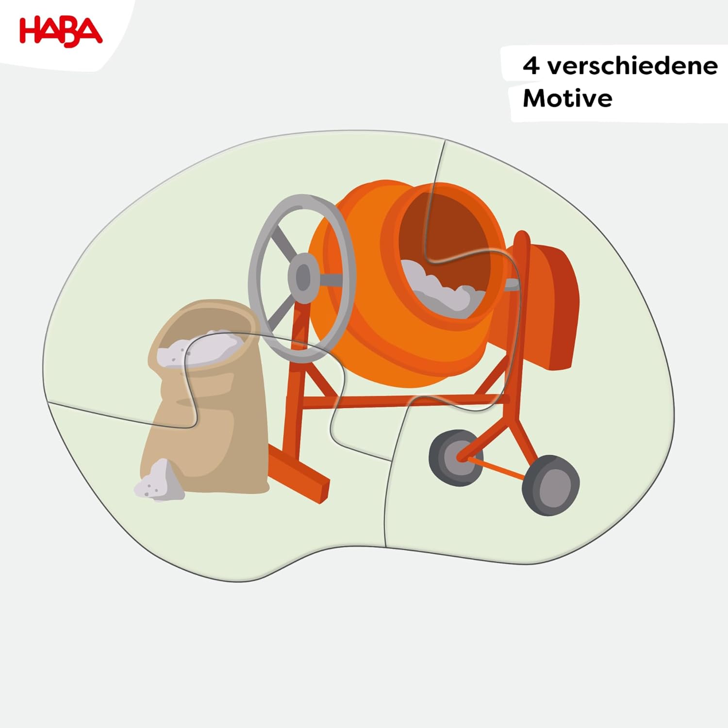 4 erste Puzzles - Baustelle