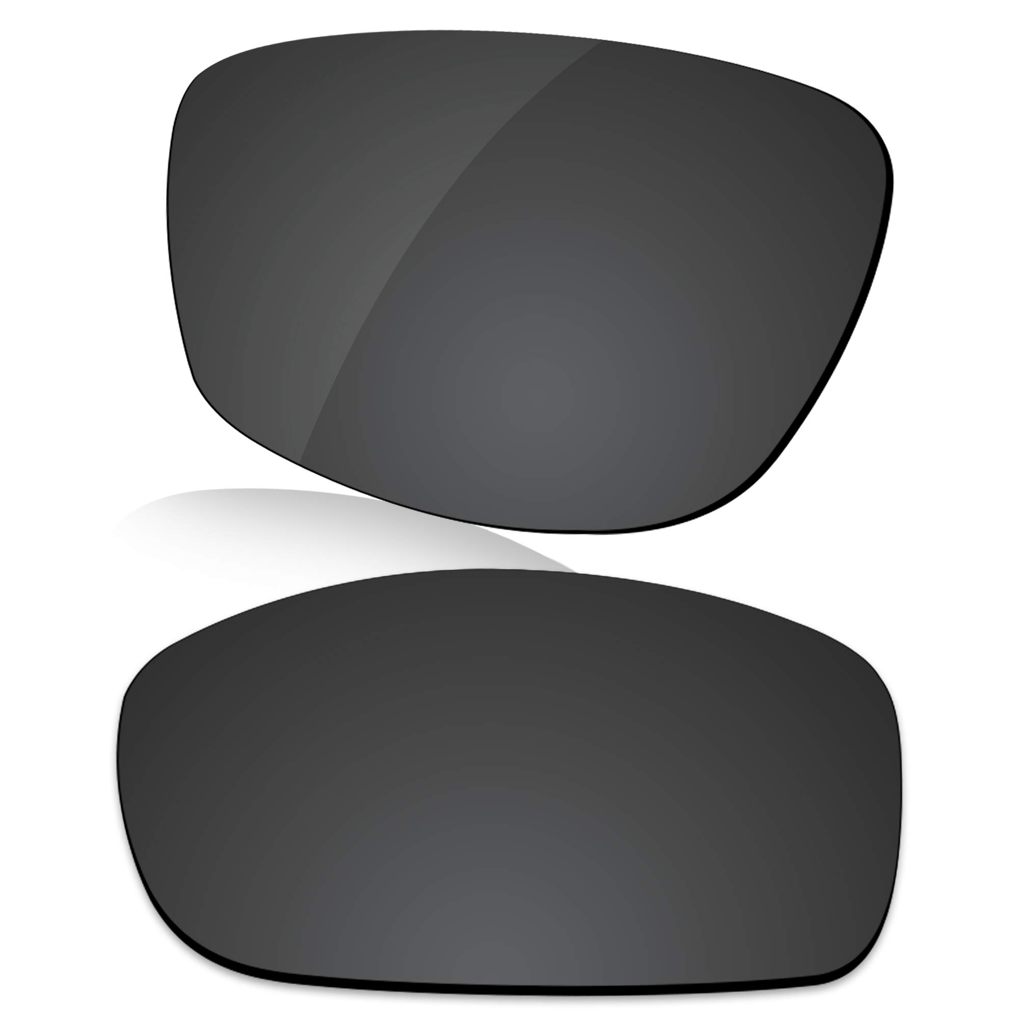 LenzReborn Polarized Lens Replacement for Oakley Fives Squared Sunglass - Dark Black - Polarized
