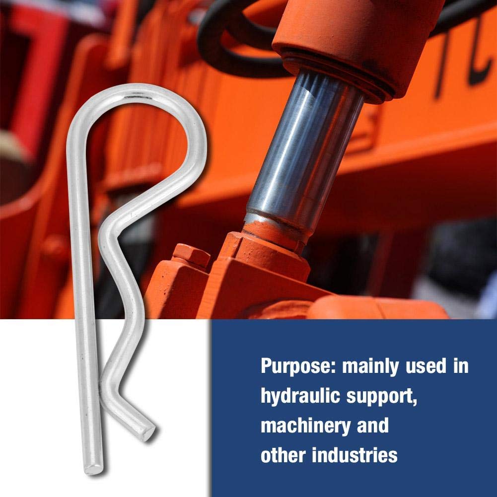 Coppiglia Tipo B In Ferro Zincato - 10 Pezzi Da 4x75 Mm, Per Trattori E Meccanica - Foto 3