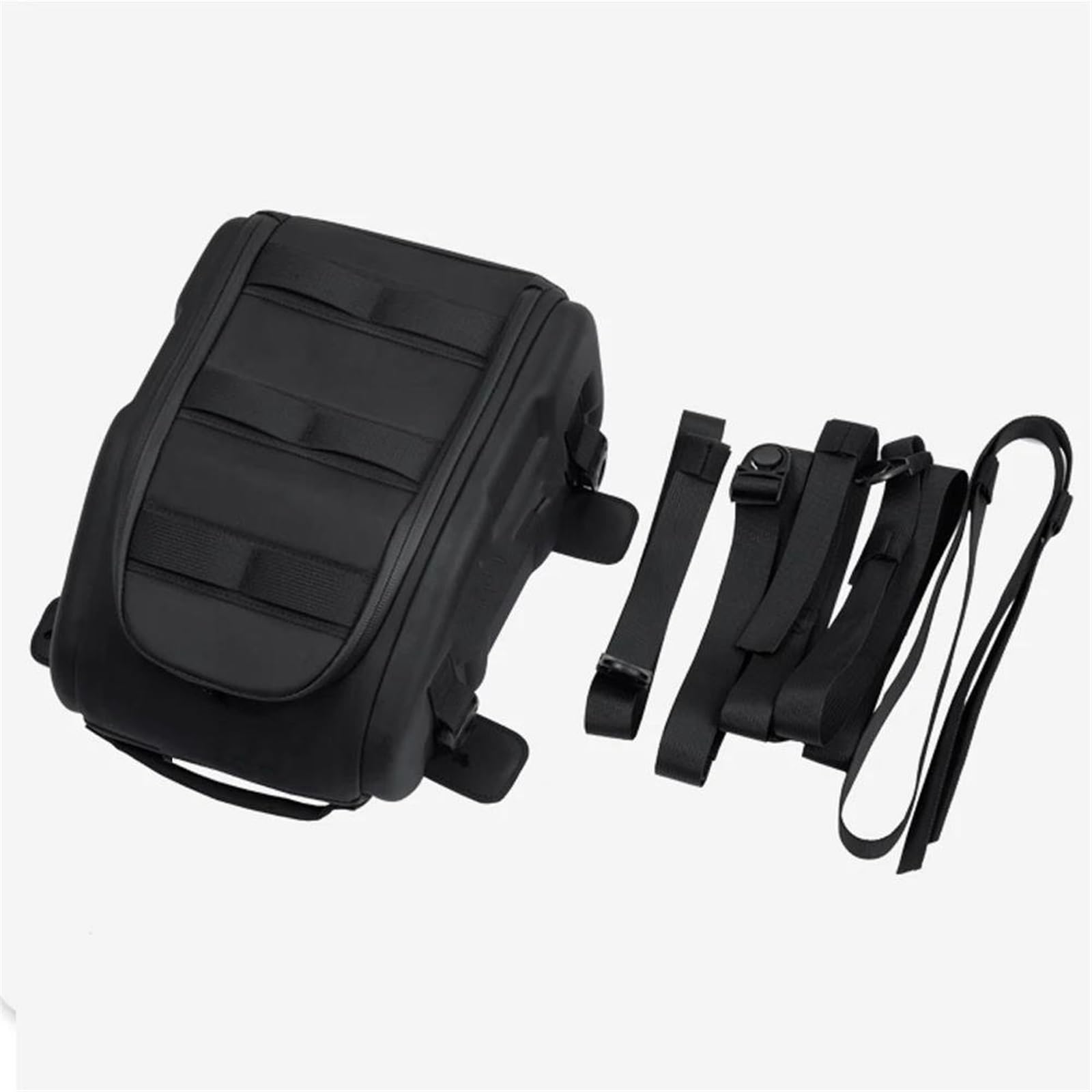 Bolsa Lateral para Casco De Moto Bolsa Trasera para Asiento De Motocicleta, Resistente Al Agua, De Gran Capacidad, Rígida, para Equipaje, Color Negro, para Depósito De Combustible