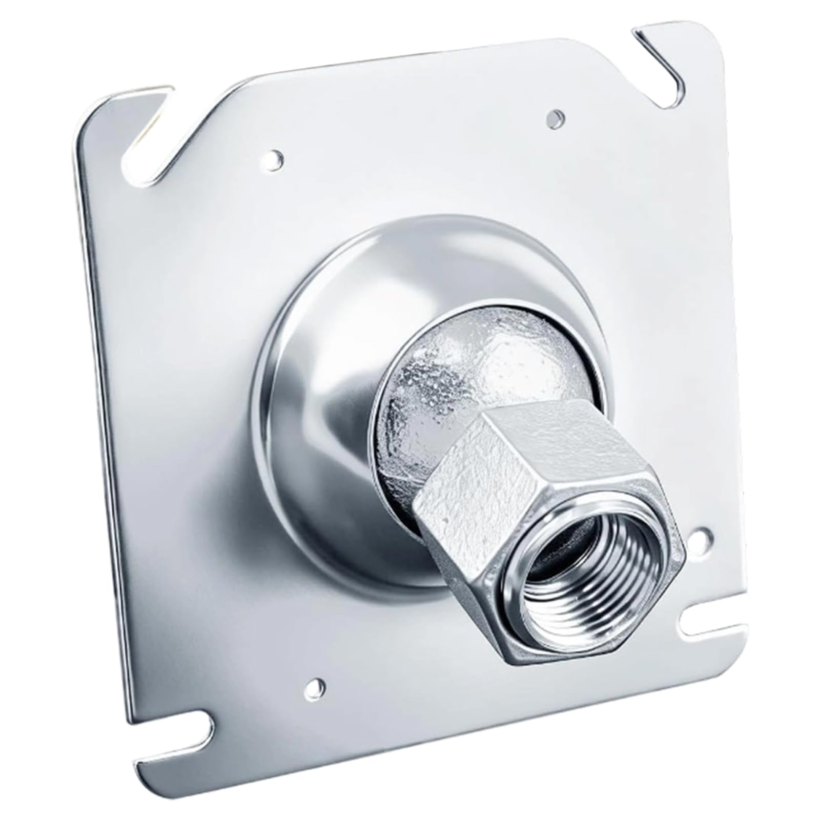 Tsophreniq Swivels Pendant Fixtures Hanger Swivels Ceiling Hook with 4 Hole Design for Enhances Stability and Easy Installation Rustless Whirling Hook