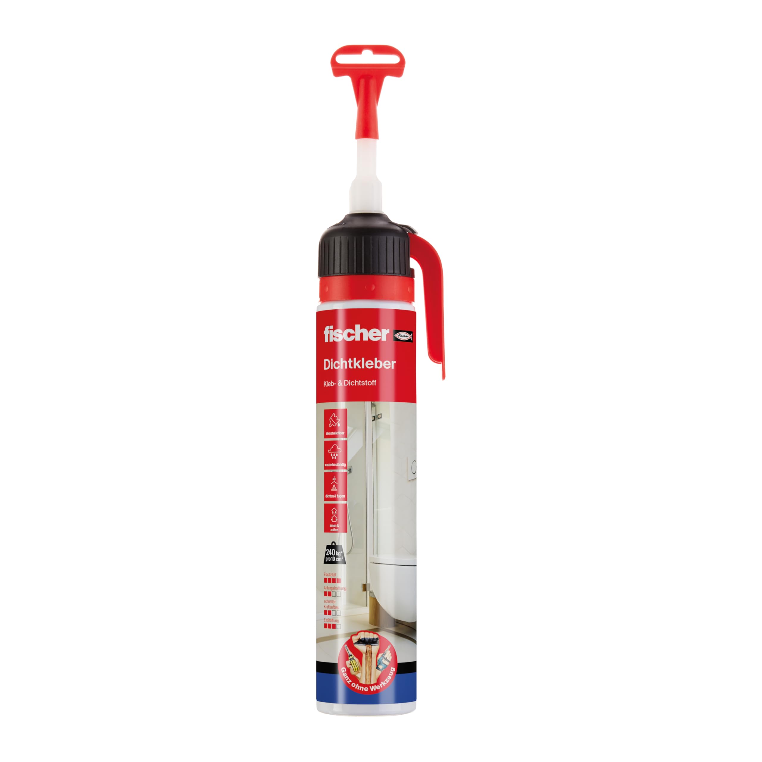 fischer Dichtkleber 200 ml in Weiß