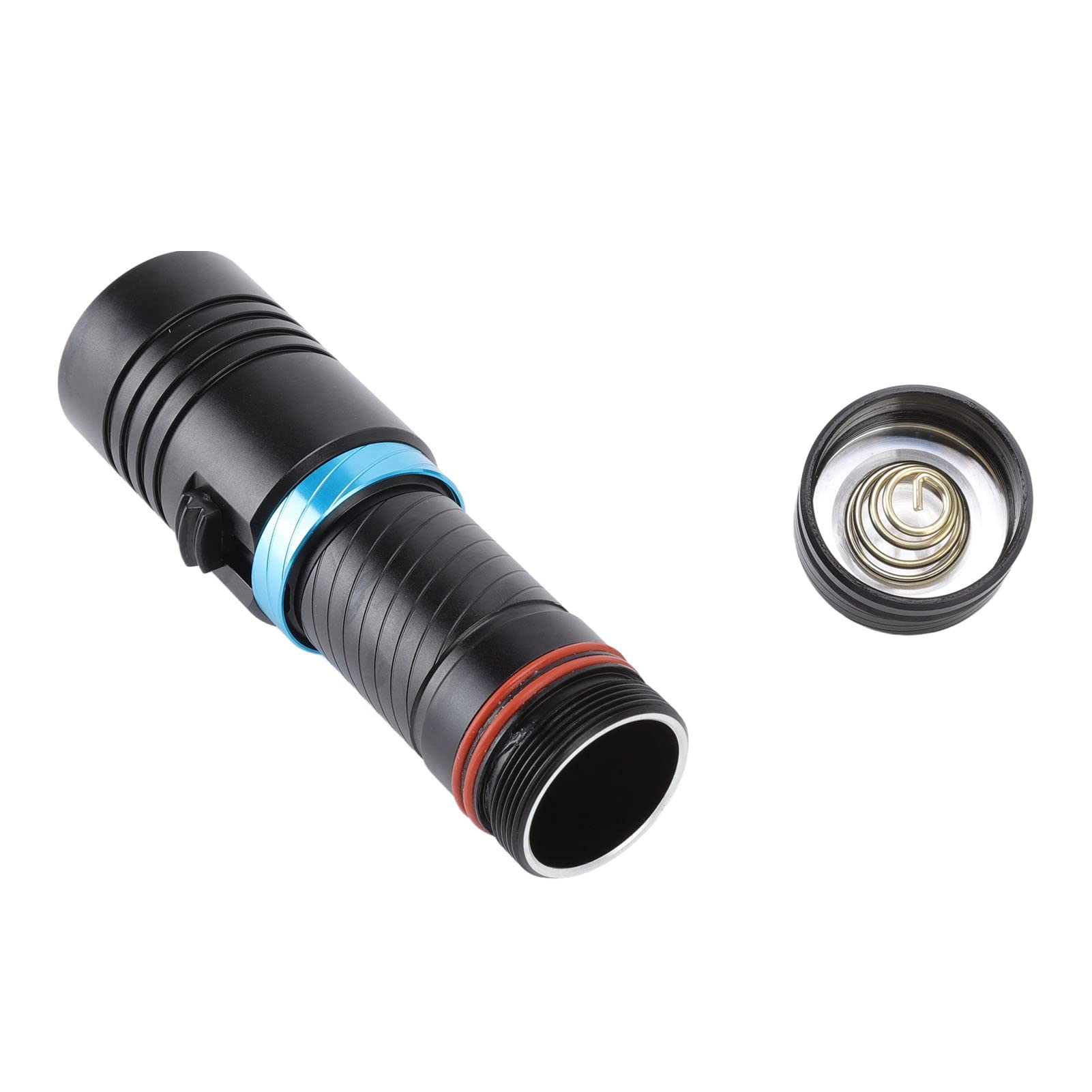 Torcia Subacquea Subacquea Impermeabile 5000LM L2 Perline LED Luci per Immersioni Subacquee