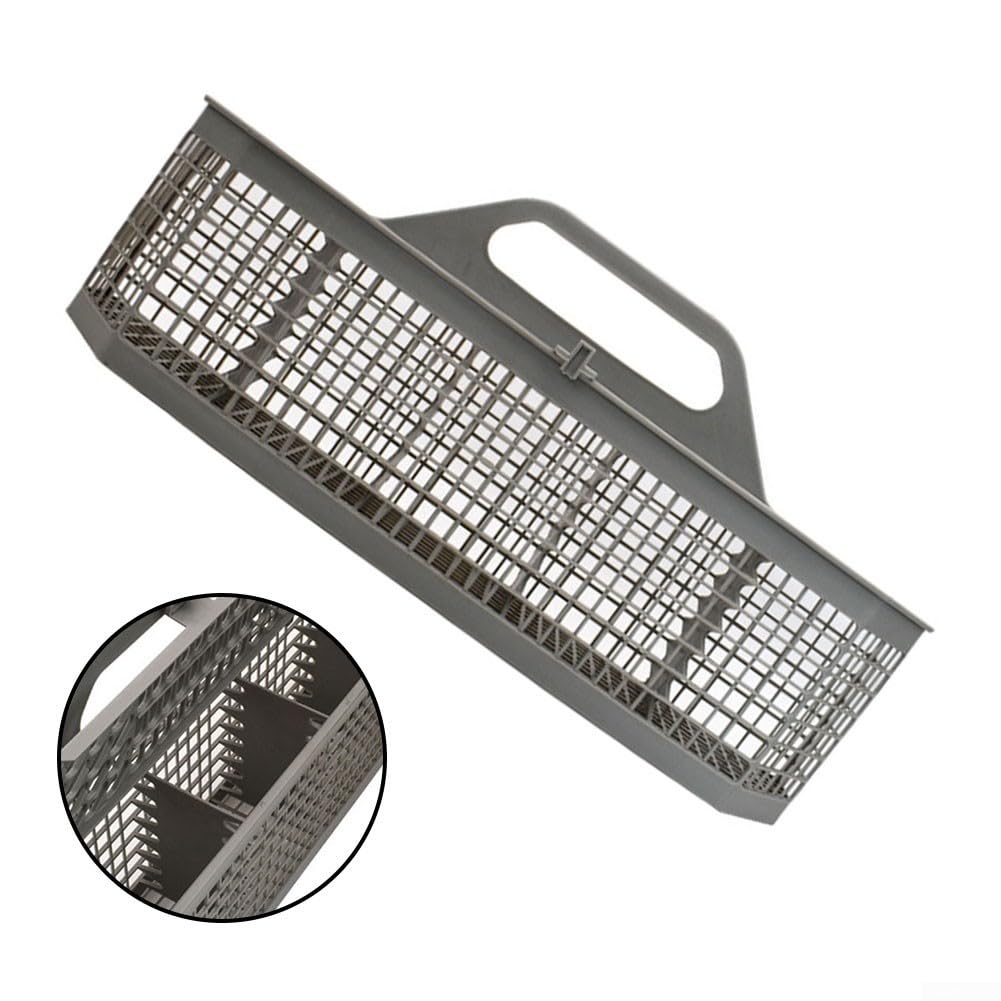 Cestello di ricambio per lavastoviglie GE WD28X10128, contenitore in plastica grigia per posate per un lavaggio efficiente