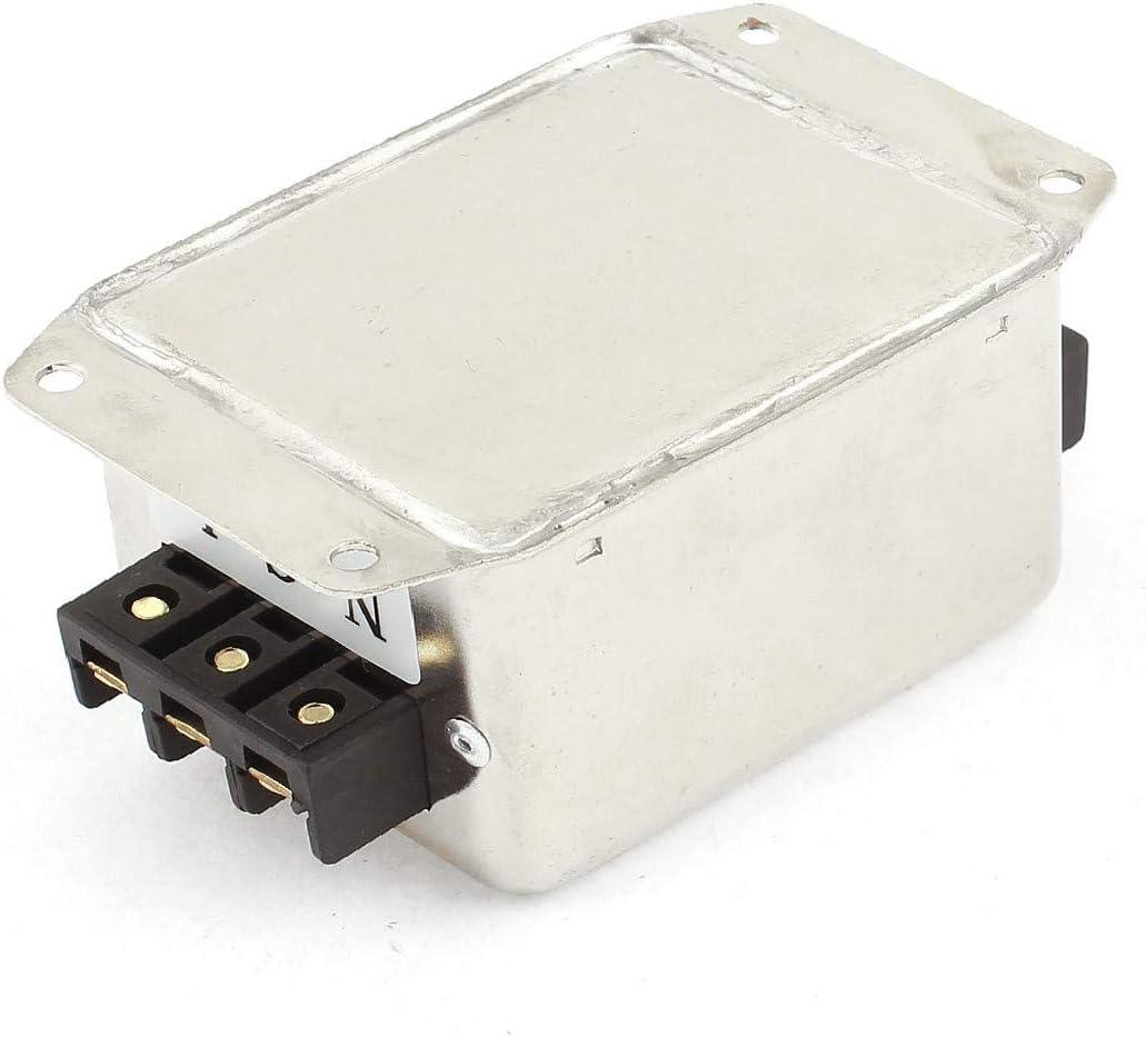 NEW LON0167 Metal Shell 6 Terminal Power Line EMI Filter AC 115V/250V 30A 50/60Hz(Metal Shell 6 Terminal Power Line EMI-Filter AC 115-V / 220 V For UAE 30A 50 / 60Hz