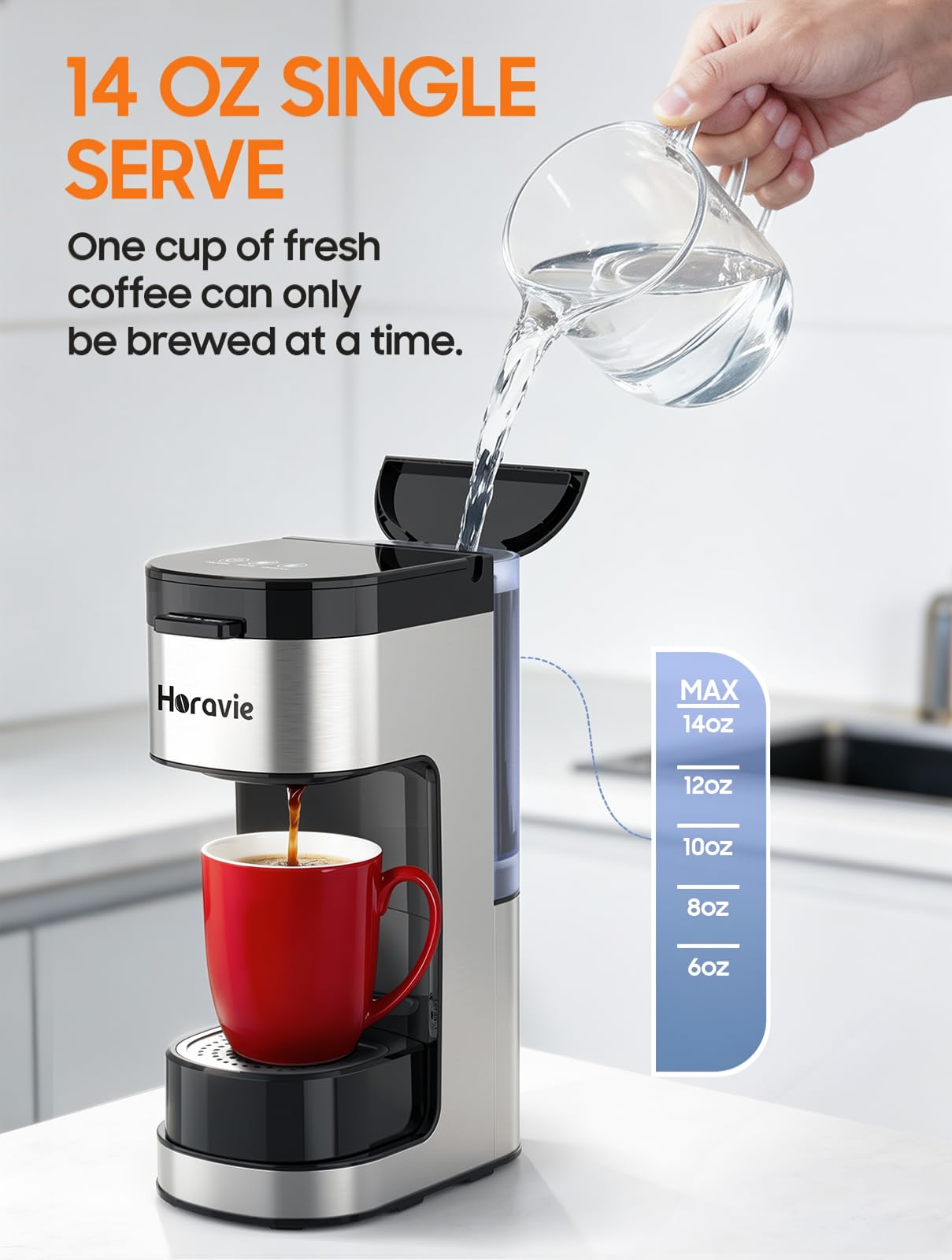 Horavie Hot and Iced Coffee Maker — view 7