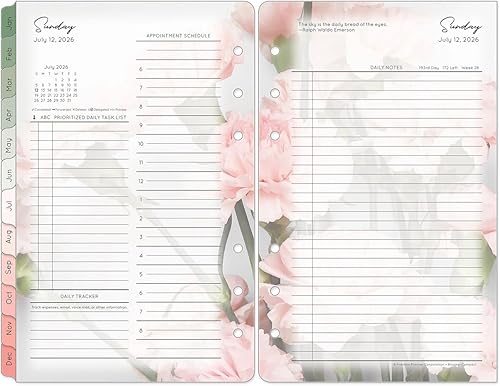 Miniatura 8 de FranklinCovey - Planificador de dos páginas por día con anillo (compacto, abril de 2026 - marzo de 2027)