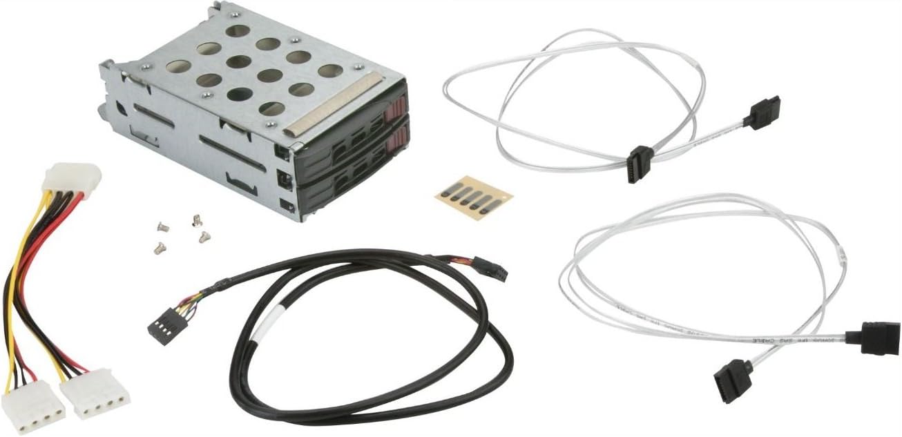 Supermicro MCP-220-83608-0N 2x2.5inch Hot-swap HDD Kit with Fail LED for 836B(H)/835B Brown Box