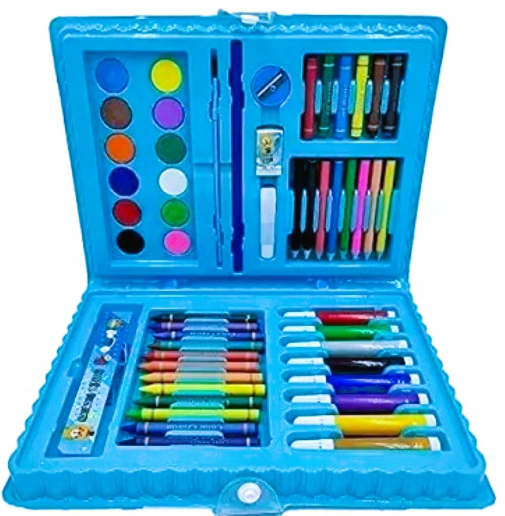 NETIGEMS 68 Pc Color Set/Kit for Kids | All in 1 Colors Box for Boys and Girls Art Craft Kit Colour - Blue || (B0BMQ47CF8) Amazon Price History, Amazon Price Tracker