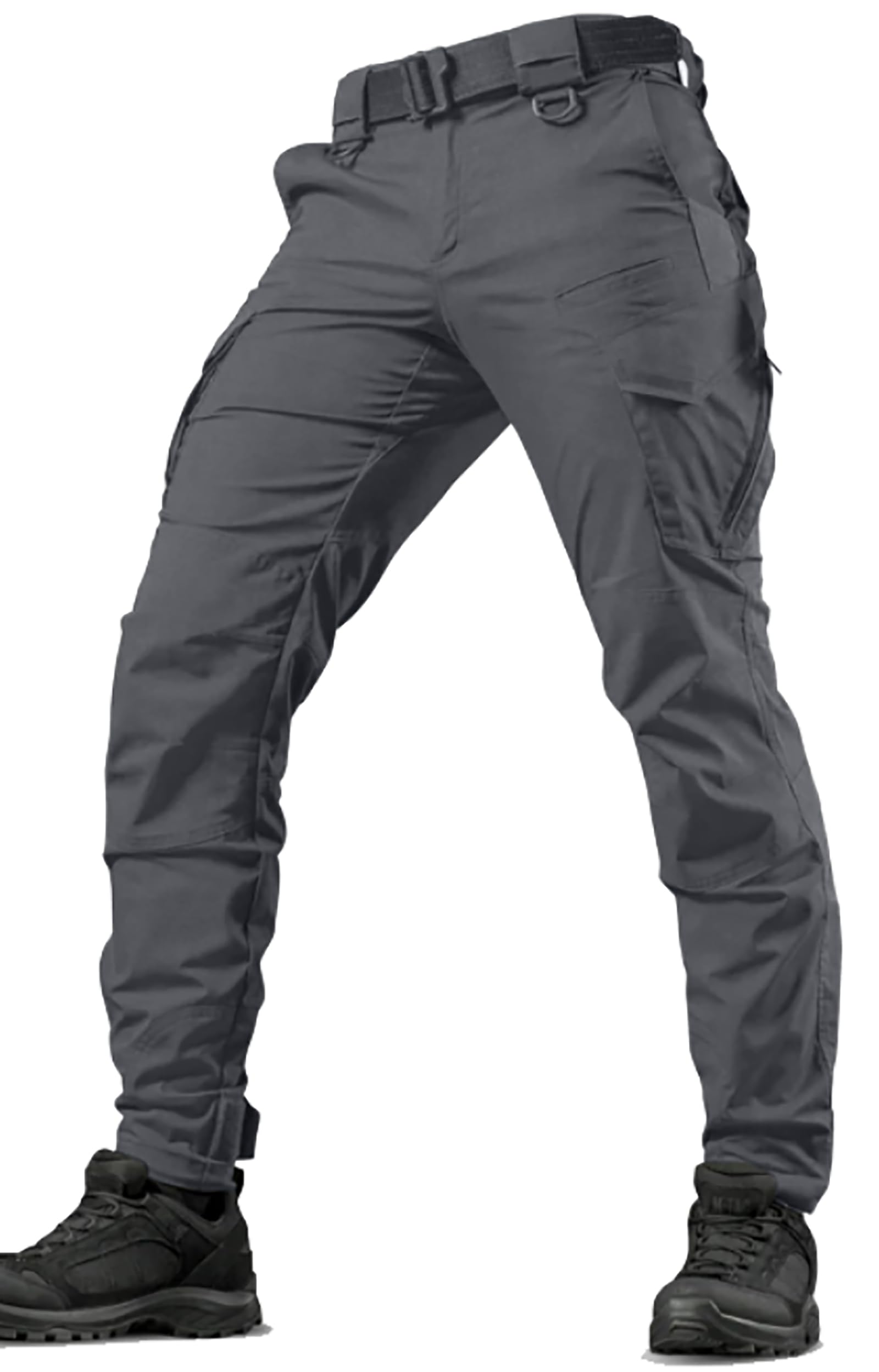 ZITY Arbeitshosen Männer Taktische Hose Cargohose Herren Elastische Taille Wanderhose Outdoor Bergsteigen Hosen mit Mehrfach Taschen