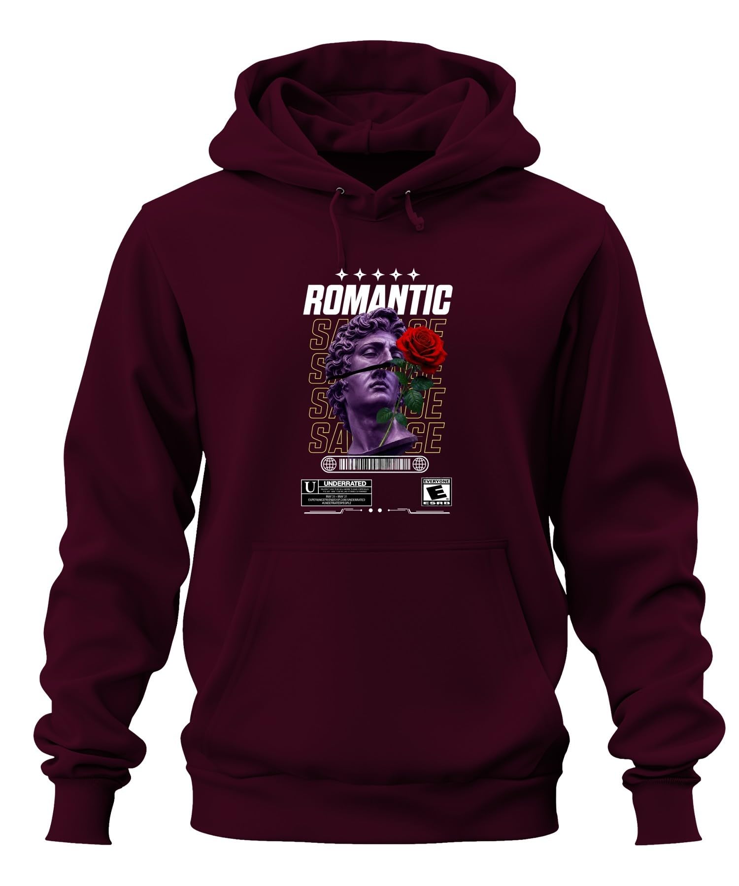 Savage Underrated Statue Rose Hoodie