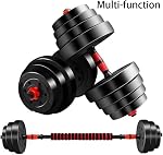VVSUN Dumbbell Bars Adjustable Dumbbell Weight Set Barbell Lifting - 2 x 15.74in Bars and 1 x 15.74in Connecting Rods for Gym Home