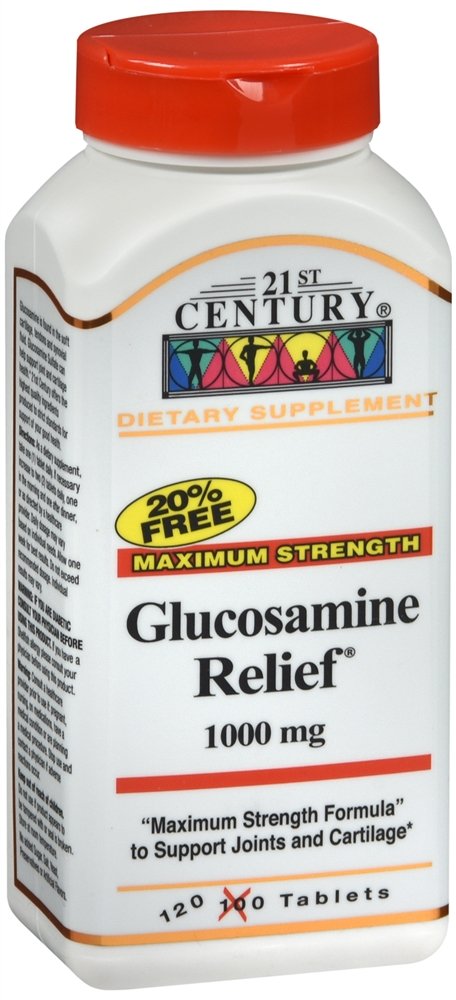 Glucosamine Relief 1000 mg Tablets, 120 Count
