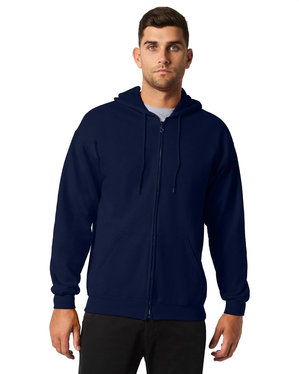 Gildan Men's Full Zip Hooded Sweatshirt