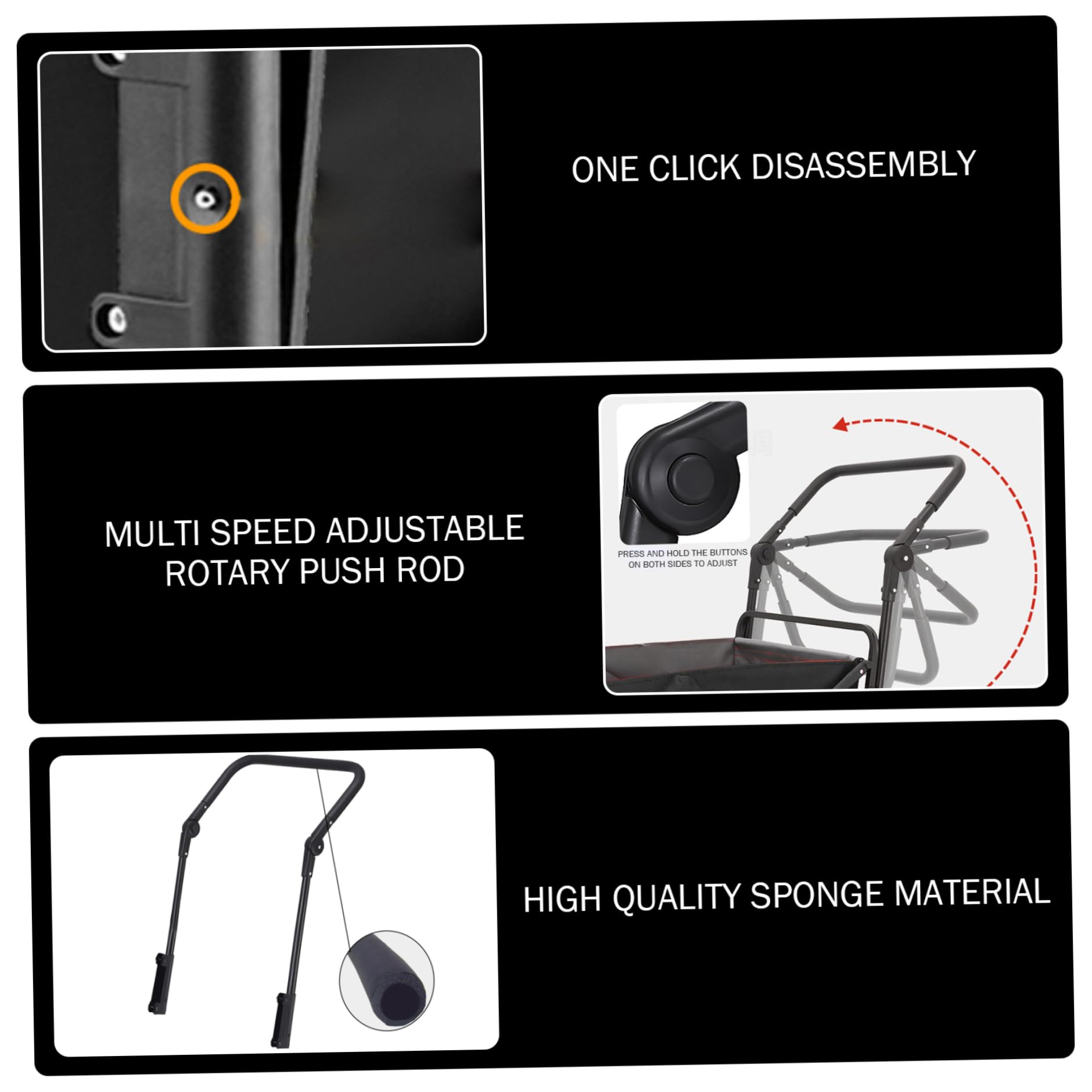 Accessoires De Poignée De Chariots De Remplacement De Poignée De