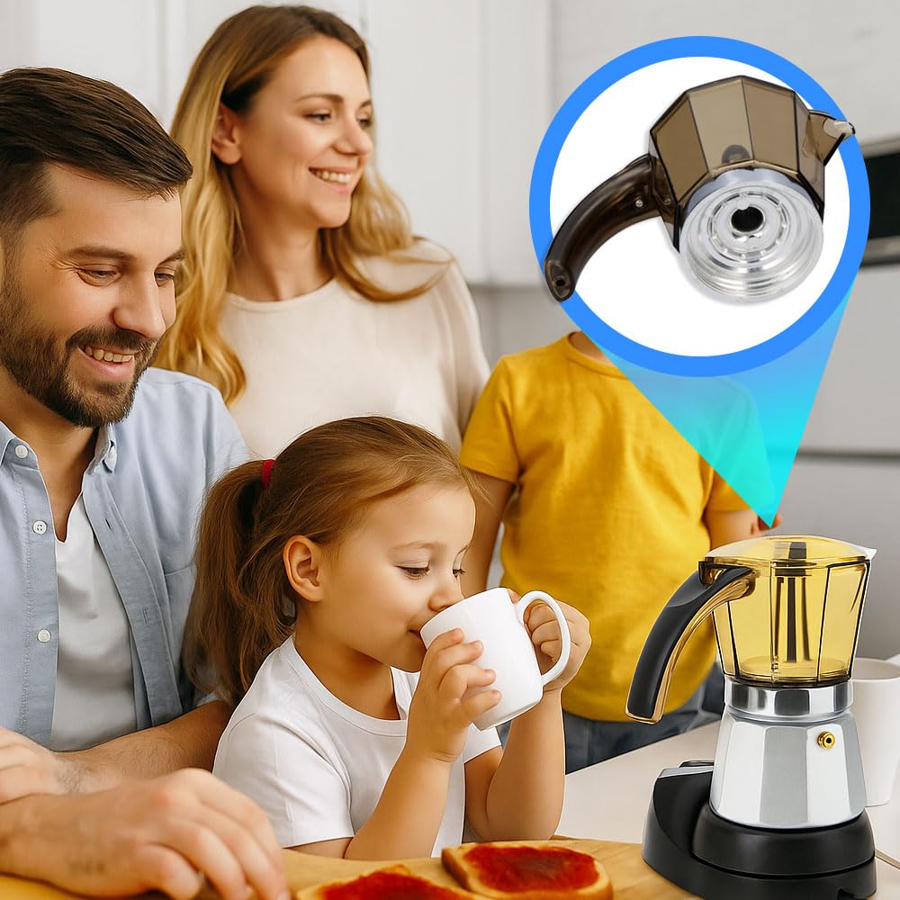 Anakel Home Caraffa di Ricambio per Macchina da Caffè Alicia 5513200919 Compatibile con Macchina del Caffè DeLonghi Alicia EMK9 | Ricambio Originale, 9 Tazze