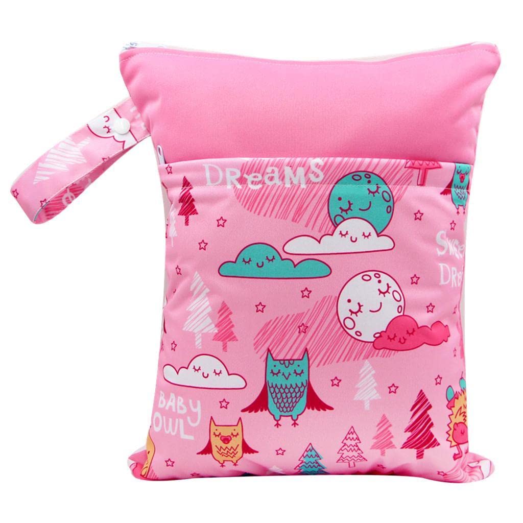 Losa Travel Wet and Dry Cloth Diapers Wet Bags Waterproof Reusable Style 6-image-34