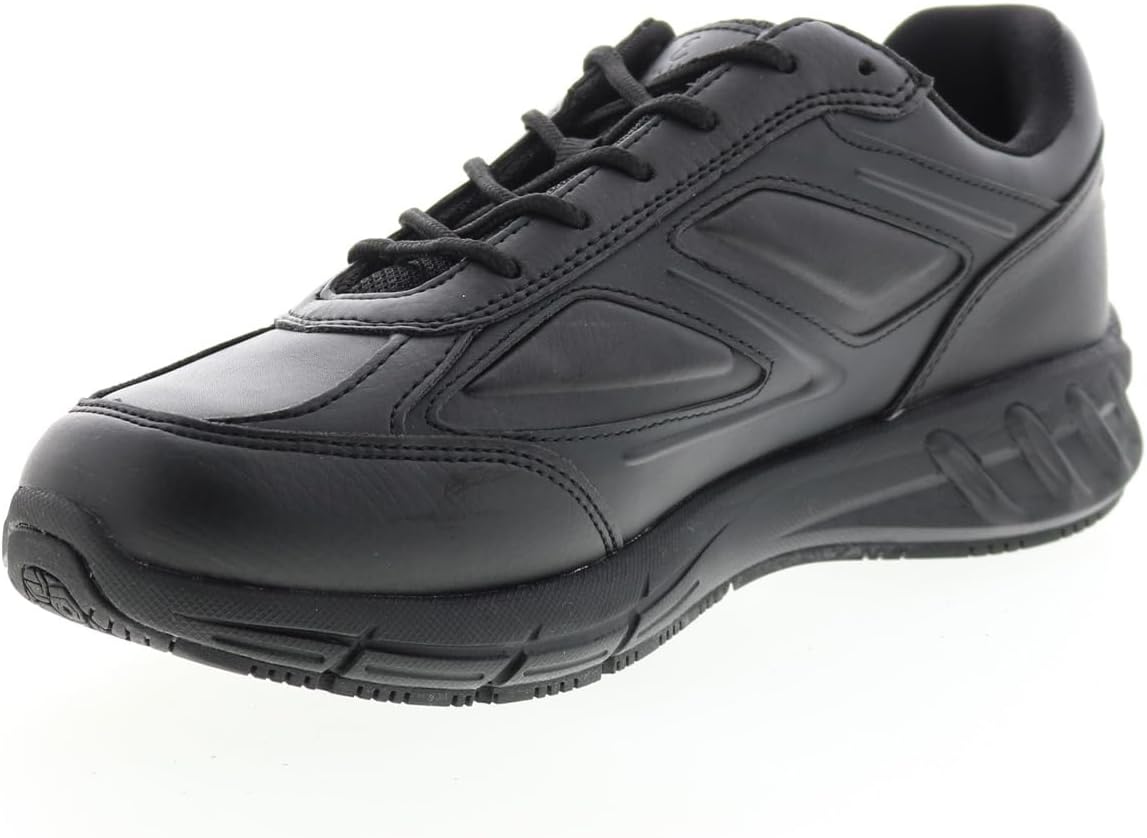 Emeril Lagasse Womens Dixon Ez-fit Food Service Shoe, Black, 6 US