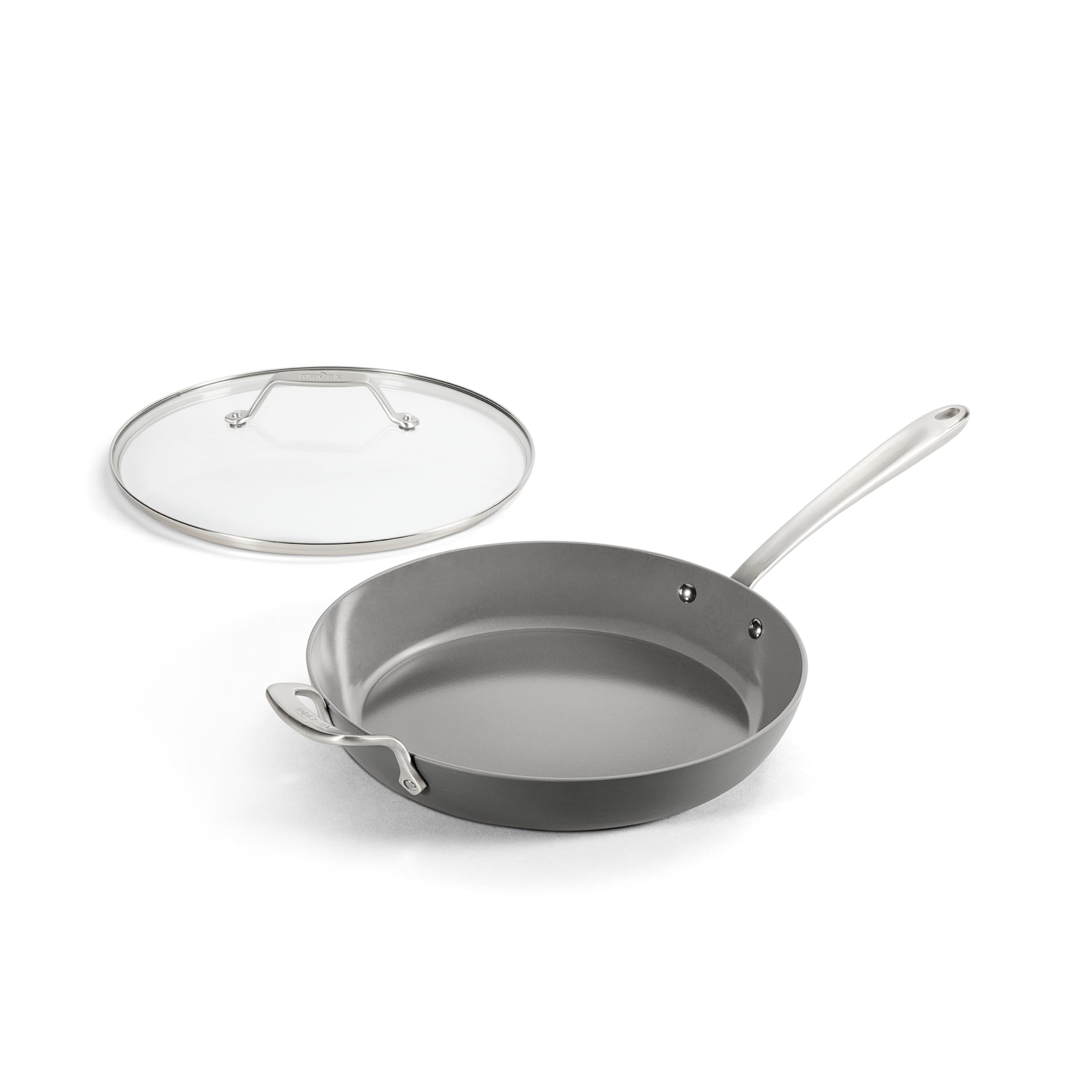 All-Clad HA1 Ceramic Nonstick 12" Fry Pan with Lid, Induction Ready