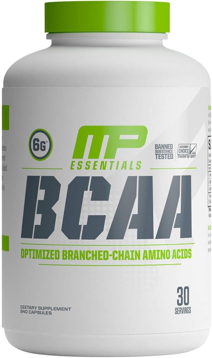 MusclePharm Essentials, Bcaa, 240 Capsules