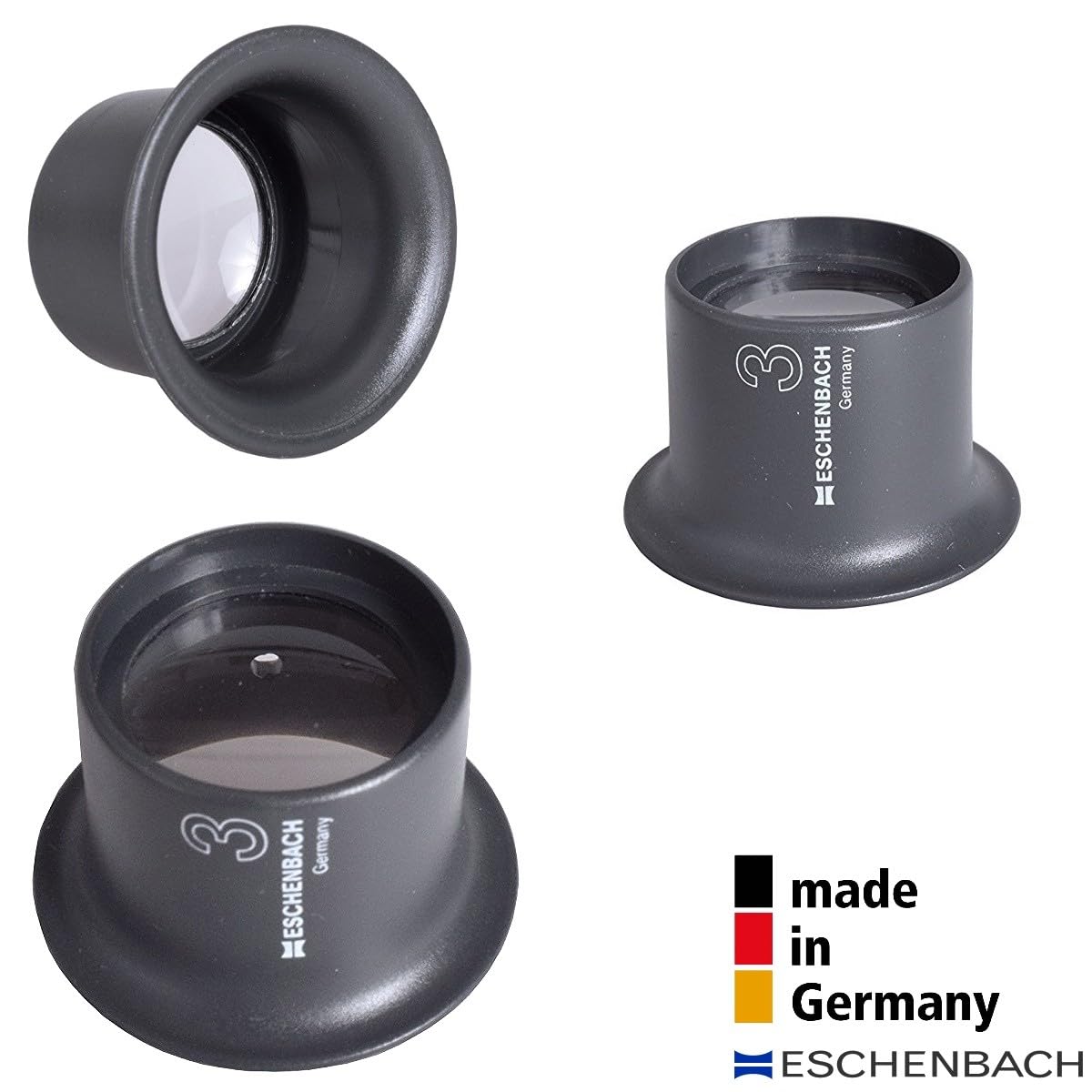 Uhrmacherlupe ESCHENBACH Master 3x anthrazit