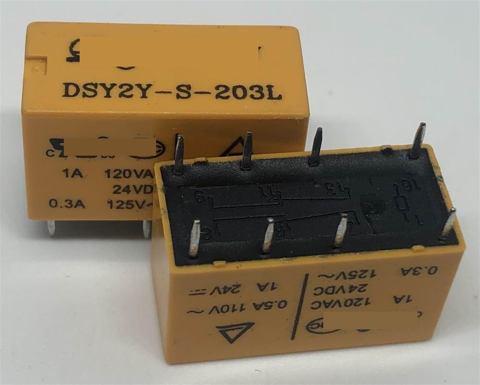 Relais DSY2Y-S-205H 5V à haute sensibilité 2A pour signal stable