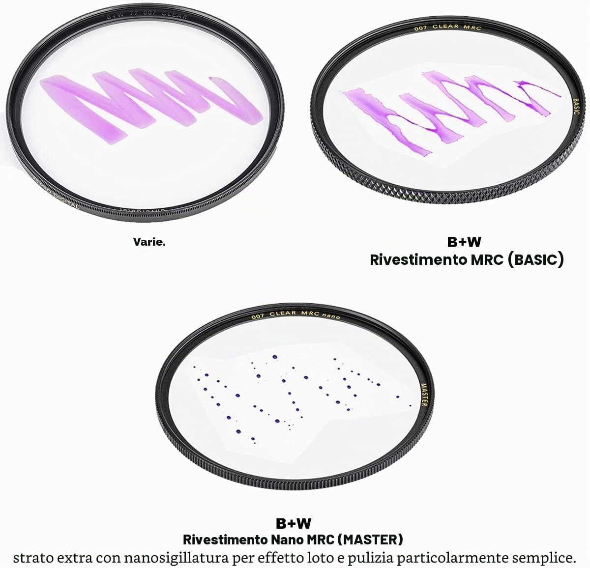 B+W Master High Transmission Circular Polarising Filter 49mm - Sostituisce XS-Pro 66-1081470