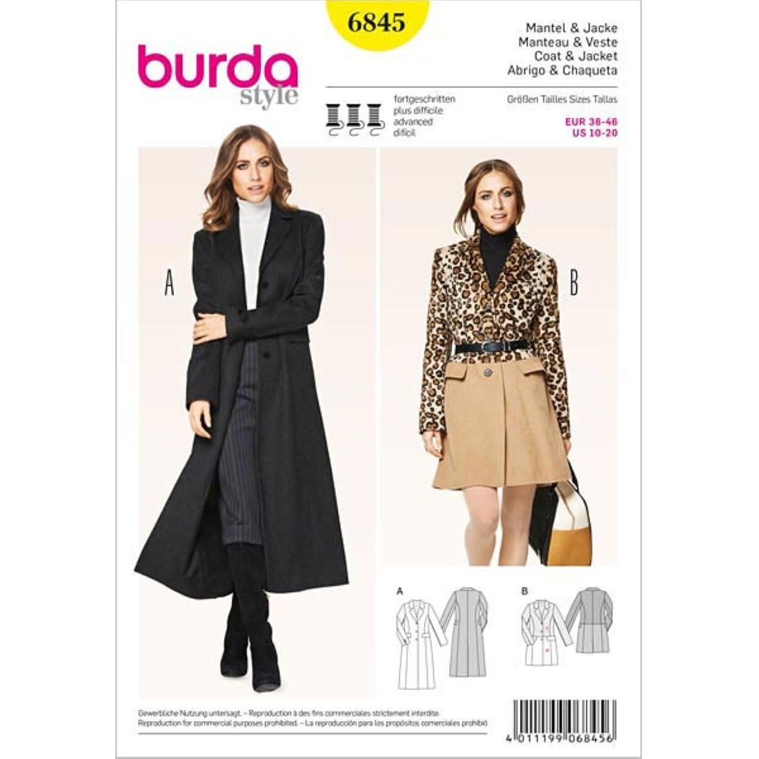 Burda Sewing Pattern 6845