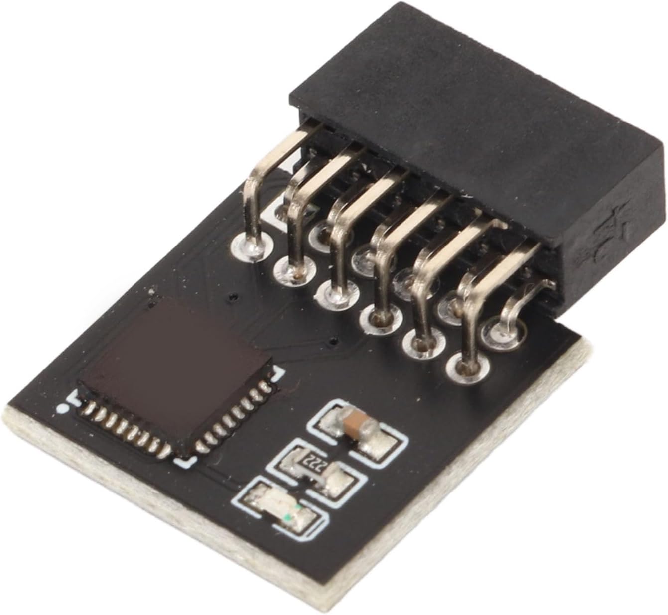 Dilwe TPM 2.0 Module 12Pin, SPI 12Pin TPM Module for MSI Motherboard DDR4 Memory, Stable TPM Module System Components, TPM2.0 Module Motherboard