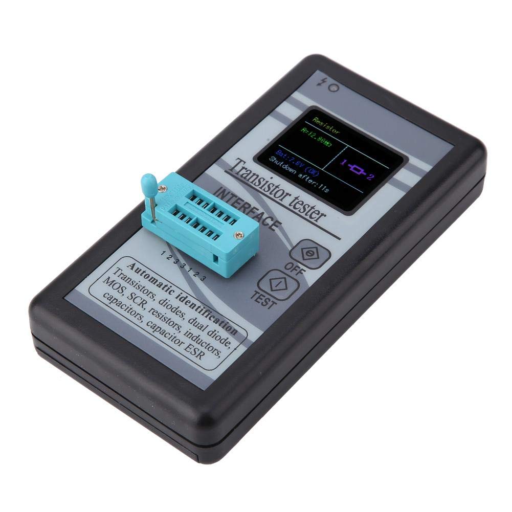 Digital Resistance Capacitance Electrical Transistor Tester 0.5Ω to 50MΩ Inductance Resistor Meter for Electrician
