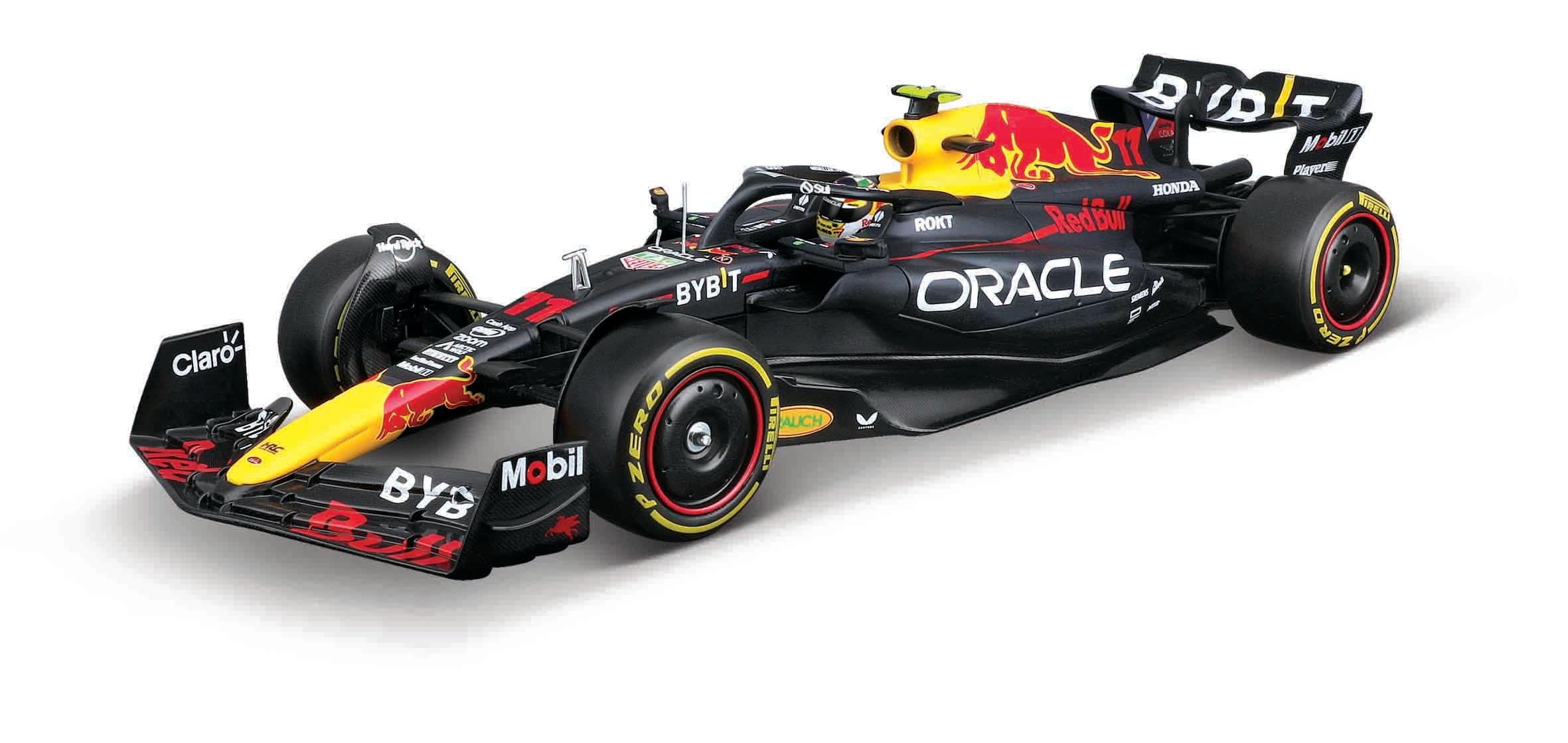 Bburago Build-It-Yourself Die-Cast Formula 1 F1 Model Kit - Red Bull Racing RB19 - Perez - 1:24 Scale - Exceptionally Detailed Collectable Replica Race Car